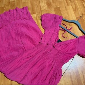 Lumiere Fushia Dress NWT